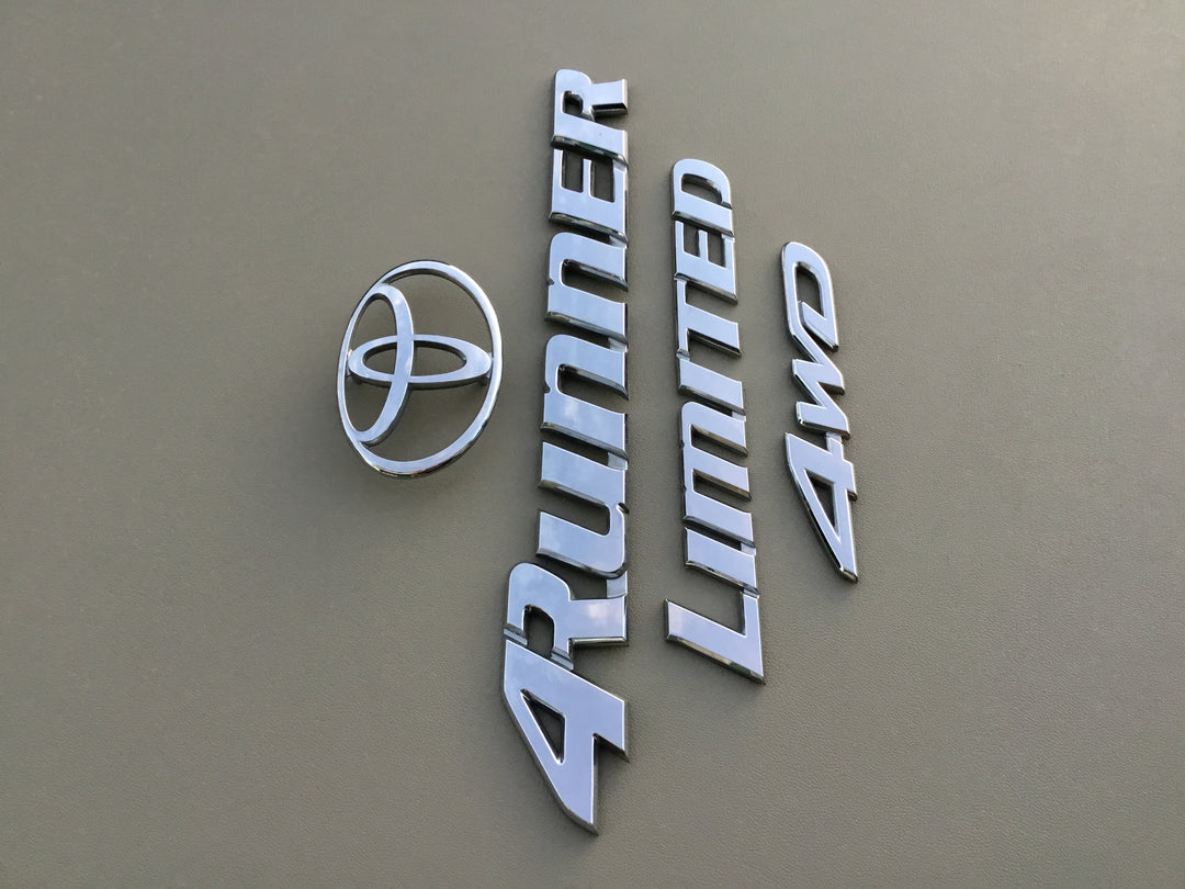 1996-2002 Toyota 4Runner Limited 4WD Tailgate Emblem Set