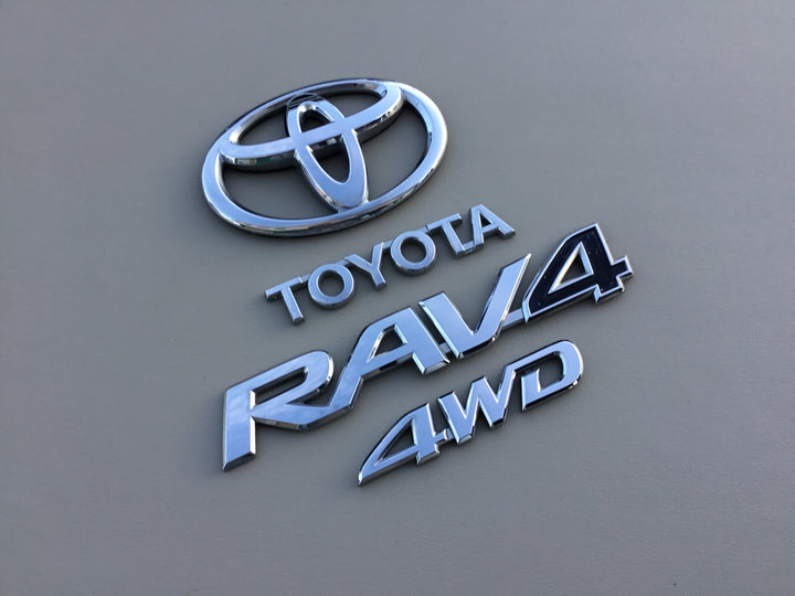 2006-2012 Toyota RAV4 AWD Tailgate Emblem Set