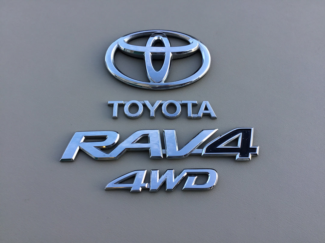 2006-2012 Toyota RAV4 AWD Tailgate Emblem Set