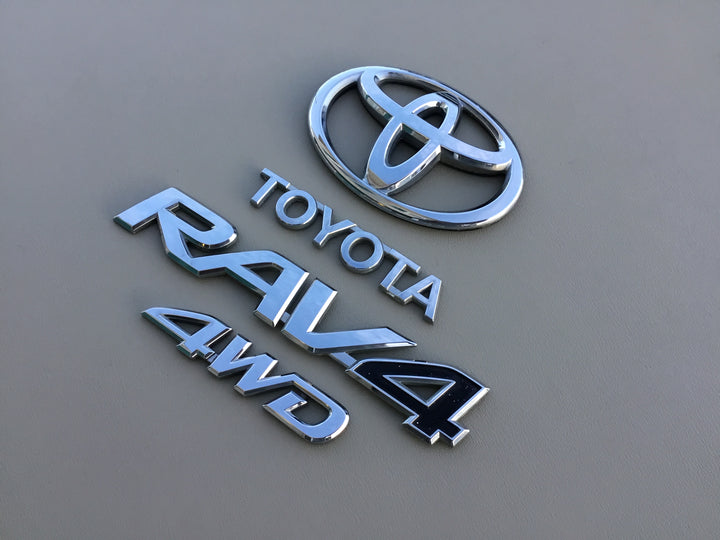 2006-2012 Toyota RAV4 AWD Tailgate Emblem Set