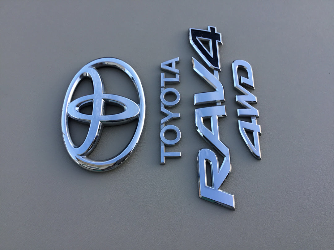 2006-2012 Toyota RAV4 AWD Tailgate Emblem Set