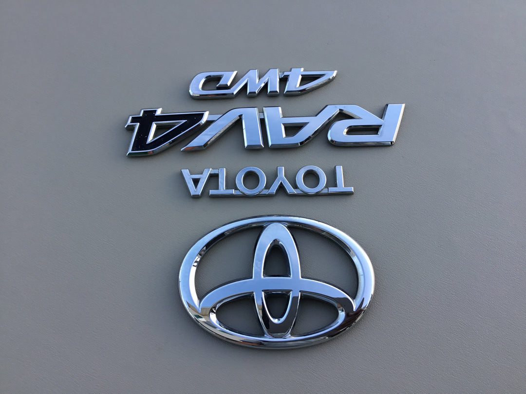 2006-2012 Toyota RAV4 AWD Tailgate Emblem Set