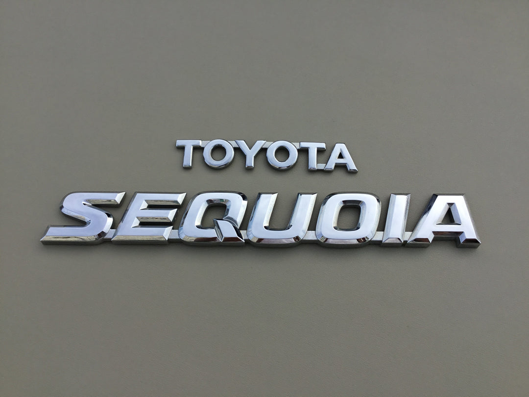 2001-2007 Toyota Sequoia Tailgate Emblem Set