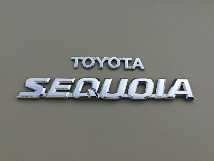 2001-2007 Toyota Sequoia Tailgate Emblem Set