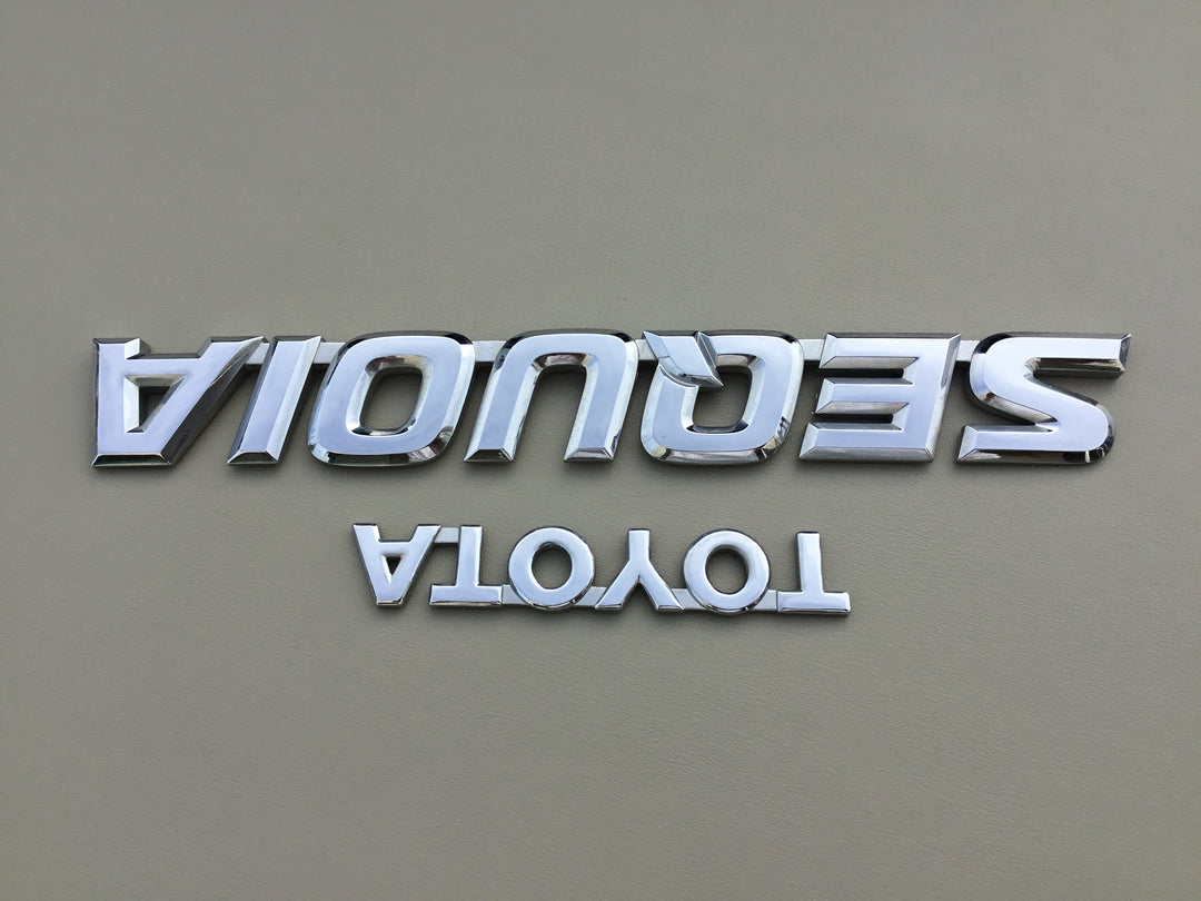 2001-2007 Toyota Sequoia Tailgate Emblem Set