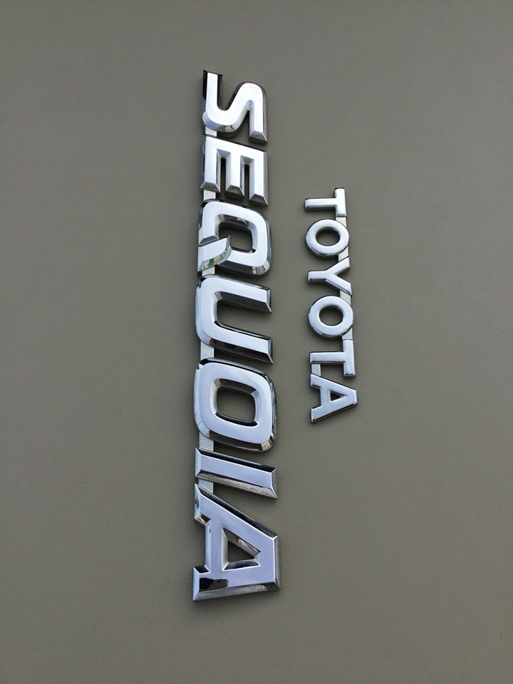 2001-2007 Toyota Sequoia Tailgate Emblem Set
