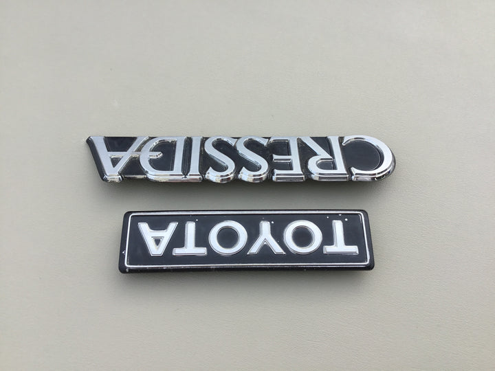 1985-1988 Toyota Cressida Trunk Emblem Set