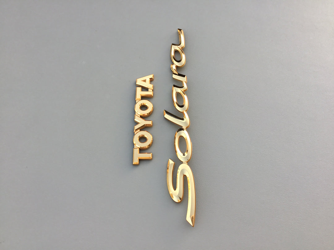 2004-2006 Toyota Solara Trunk Emblem Set