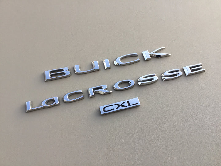 2010-2013 Buick Lacrosse CXL Trunk Emblem Set