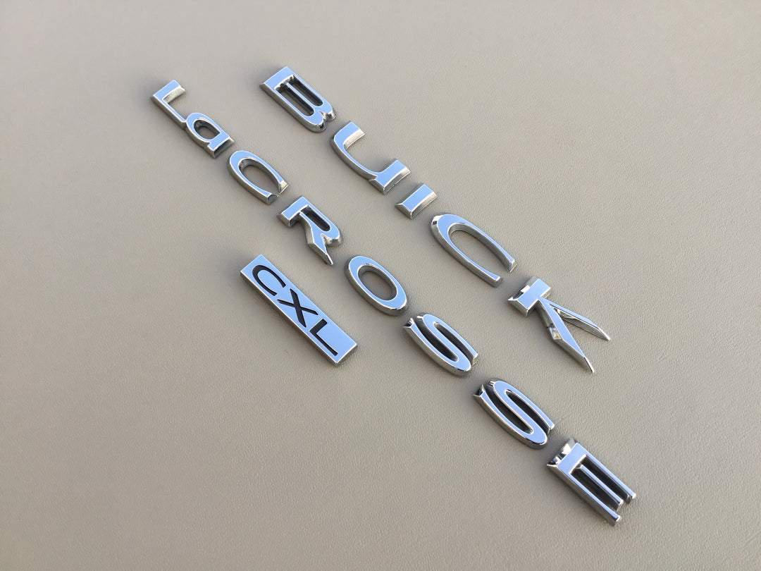 2010-2013 Buick Lacrosse CXL Trunk Emblem Set