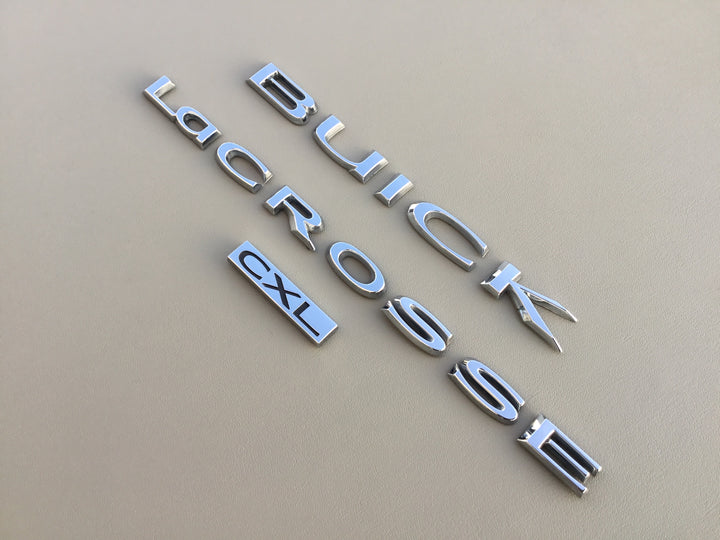 2010-2013 Buick Lacrosse CXL Trunk Emblem Set