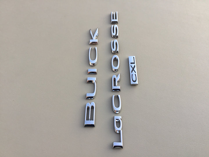 2010-2013 Buick Lacrosse CXL Trunk Emblem Set