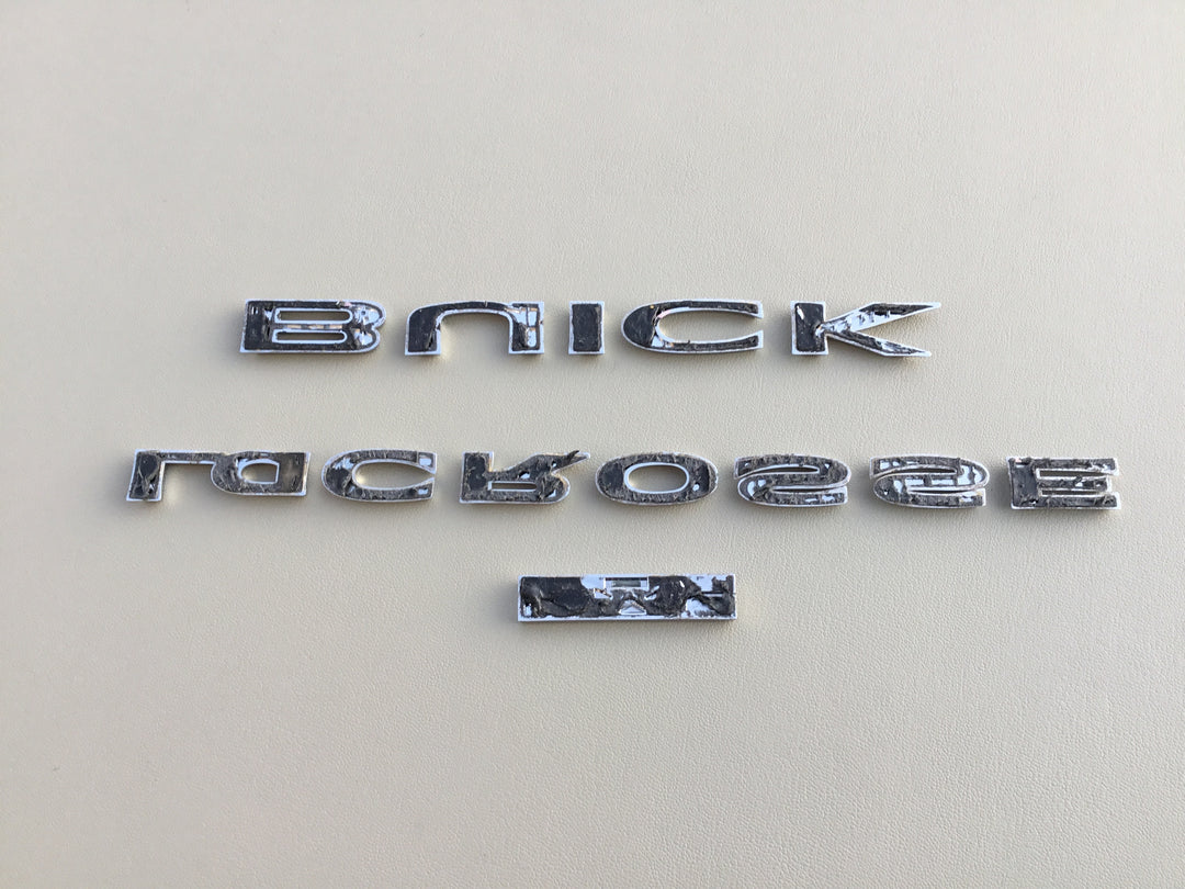 2010-2013 Buick Lacrosse CXL Trunk Emblem Set