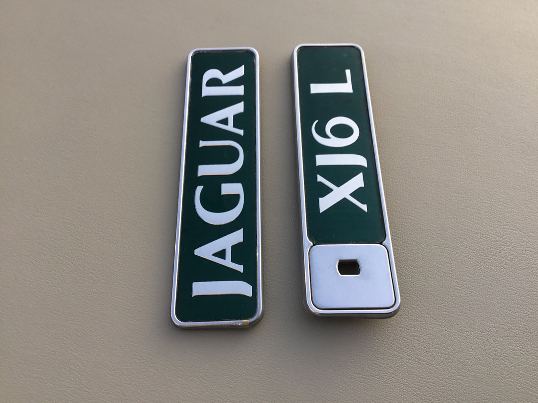 1995-1997 Jaguar XJ6L Trunk Emblem Set