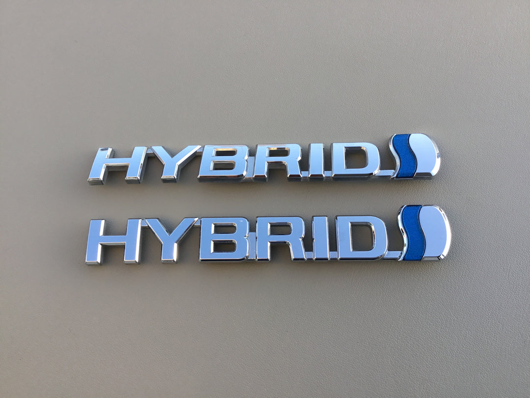 2010-2015 Toyota Prius Hybrid Fender Emblem Set