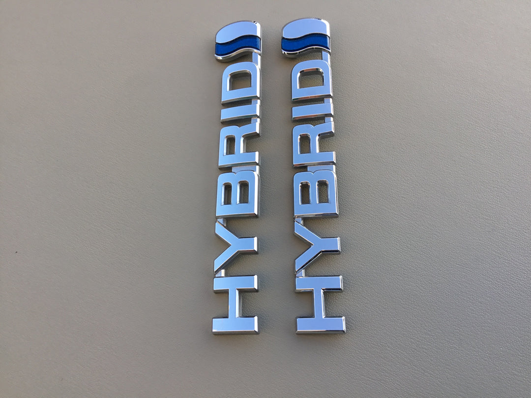 2010-2015 Toyota Prius Hybrid Fender Emblem Set