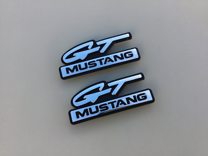 1999-2005 Ford Mustang GT Fender Emblem Set