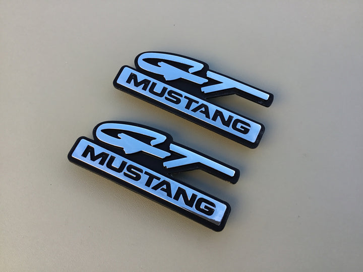 1999-2005 Ford Mustang GT Fender Emblem Set