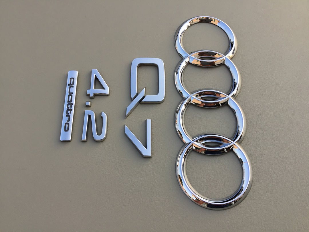 2007-2009 Audi Q7 4.2 Quattro Tailgate Emblem Set