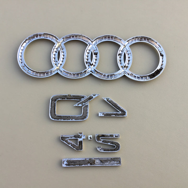 2007-2009 Audi Q7 4.2 Quattro Tailgate Emblem Set