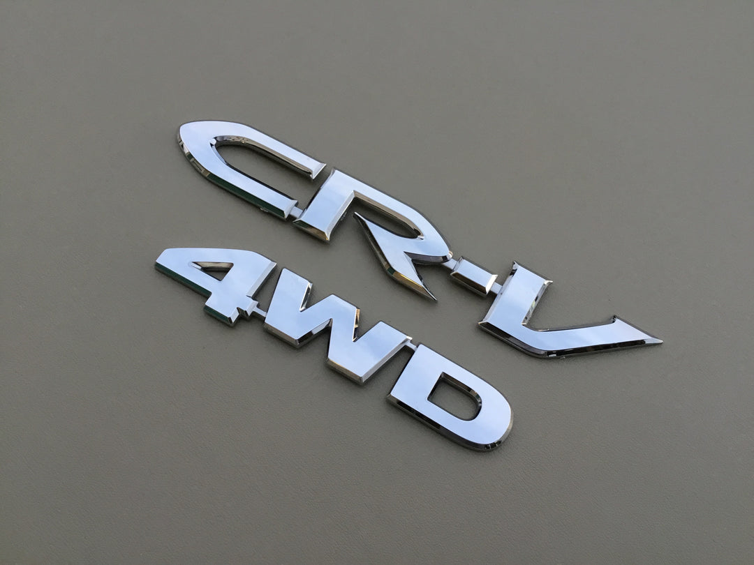 2007-2011 Honda CR-V 4WD Tailgate Emblem Set