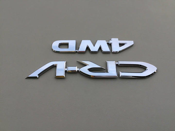 2007-2011 Honda CR-V 4WD Tailgate Emblem Set