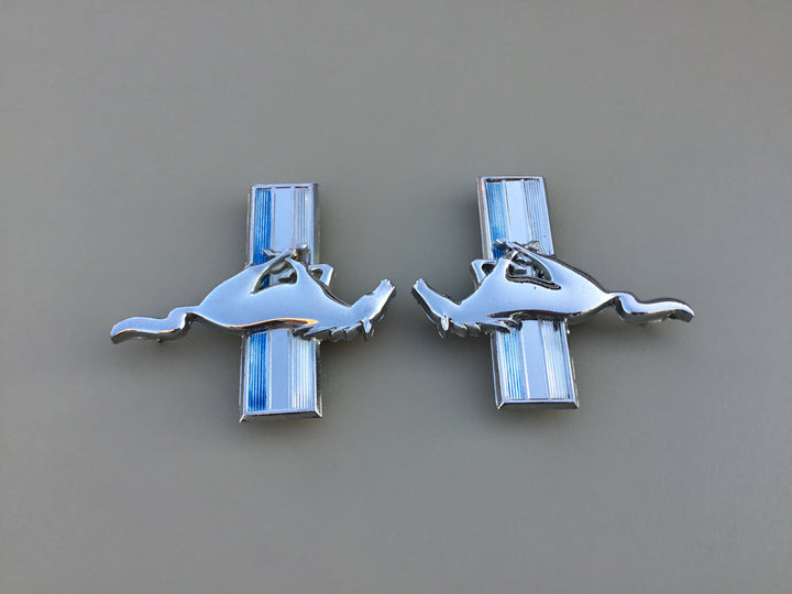 1963-1968 Ford Mustang Fender Emblem Set