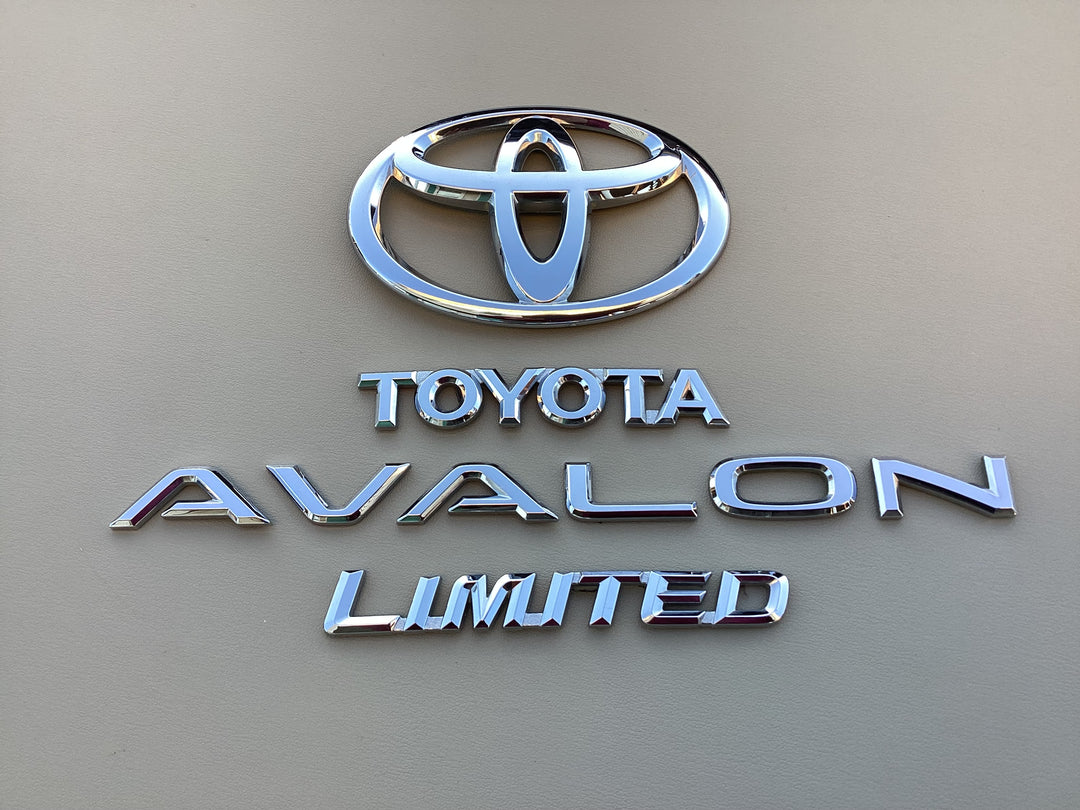 2005-2010 Toyota Avalon Limited Trunk Emblem Set