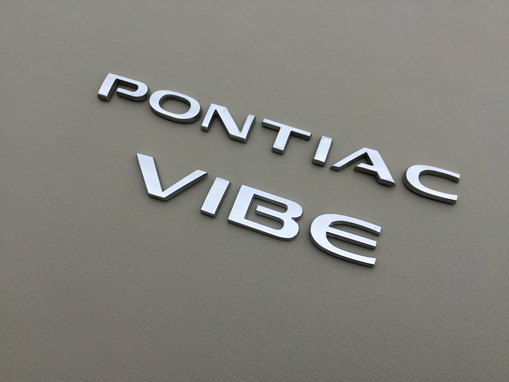 2009-2010 Pontiac Vibe Trunk Letter Emblem Set