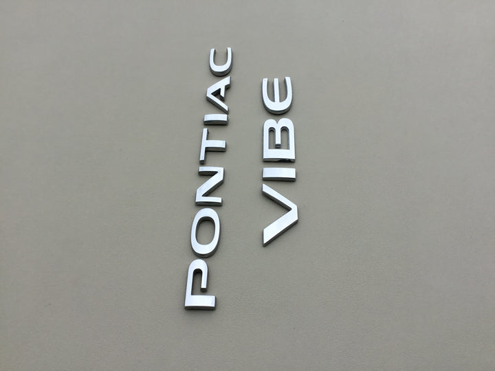2009-2010 Pontiac Vibe Trunk Letter Emblem Set