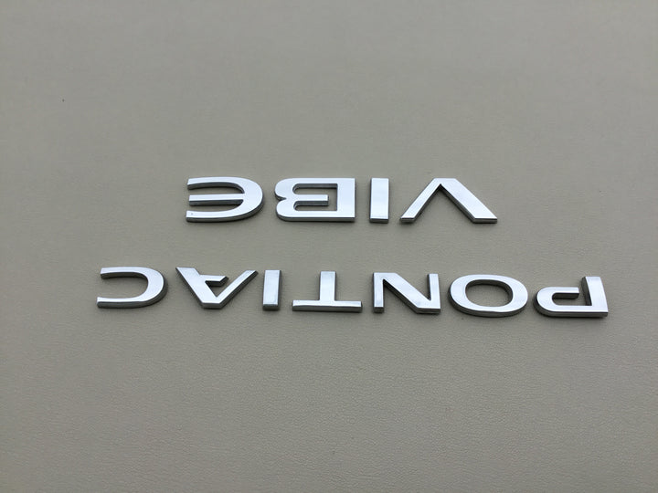 2009-2010 Pontiac Vibe Trunk Letter Emblem Set