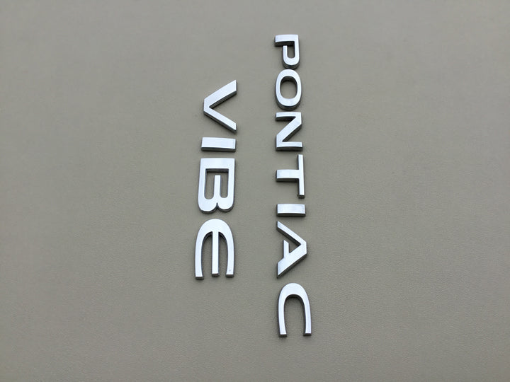 2009-2010 Pontiac Vibe Trunk Letter Emblem Set