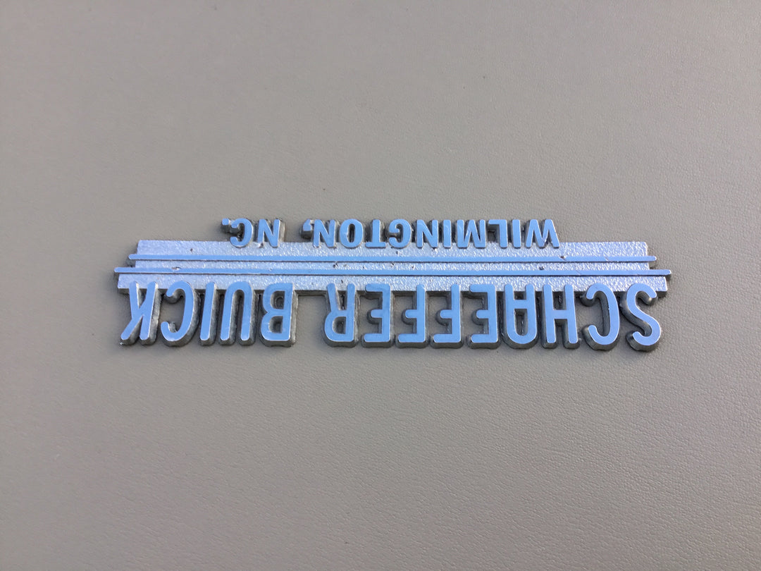 Schaeffer Buick Auto Dealership Emblem