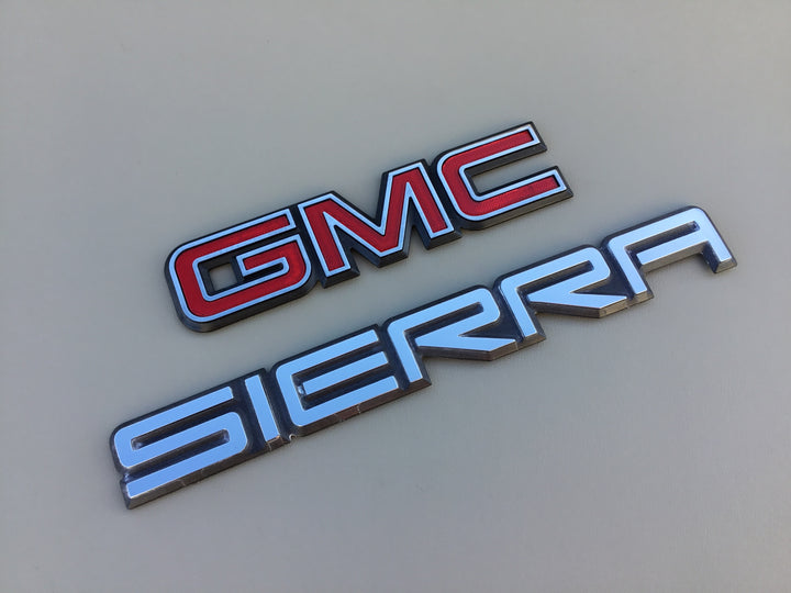 1996-1999 GMC Sierra 1500 2500 Tailgate Emblem Set