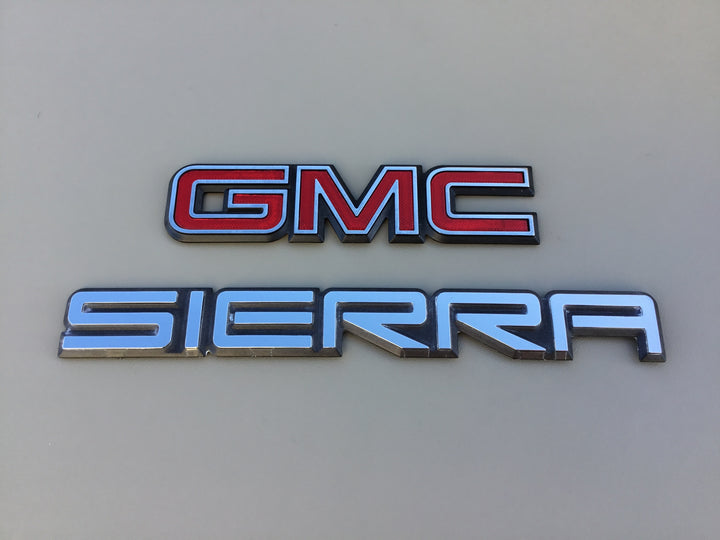 1996-1999 GMC Sierra 1500 2500 Tailgate Emblem Set