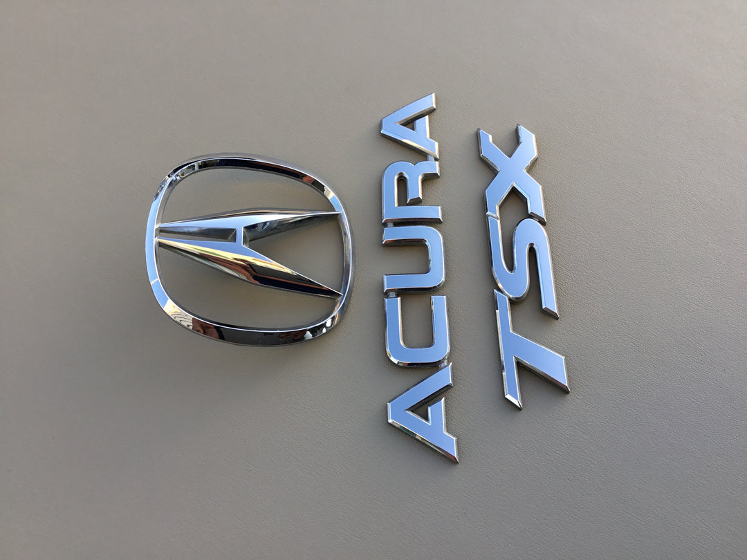 2004-2008 Acura TSX Trunk Emblem Set