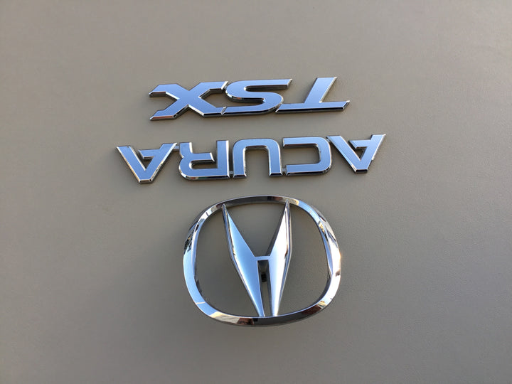 2004-2008 Acura TSX Trunk Emblem Set