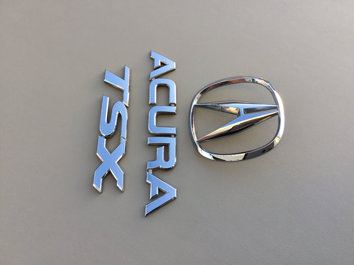 2004-2008 Acura TSX Trunk Emblem Set