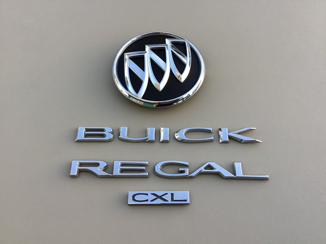 2010-2013 Buick Regal CXL Trunk Emblem Set