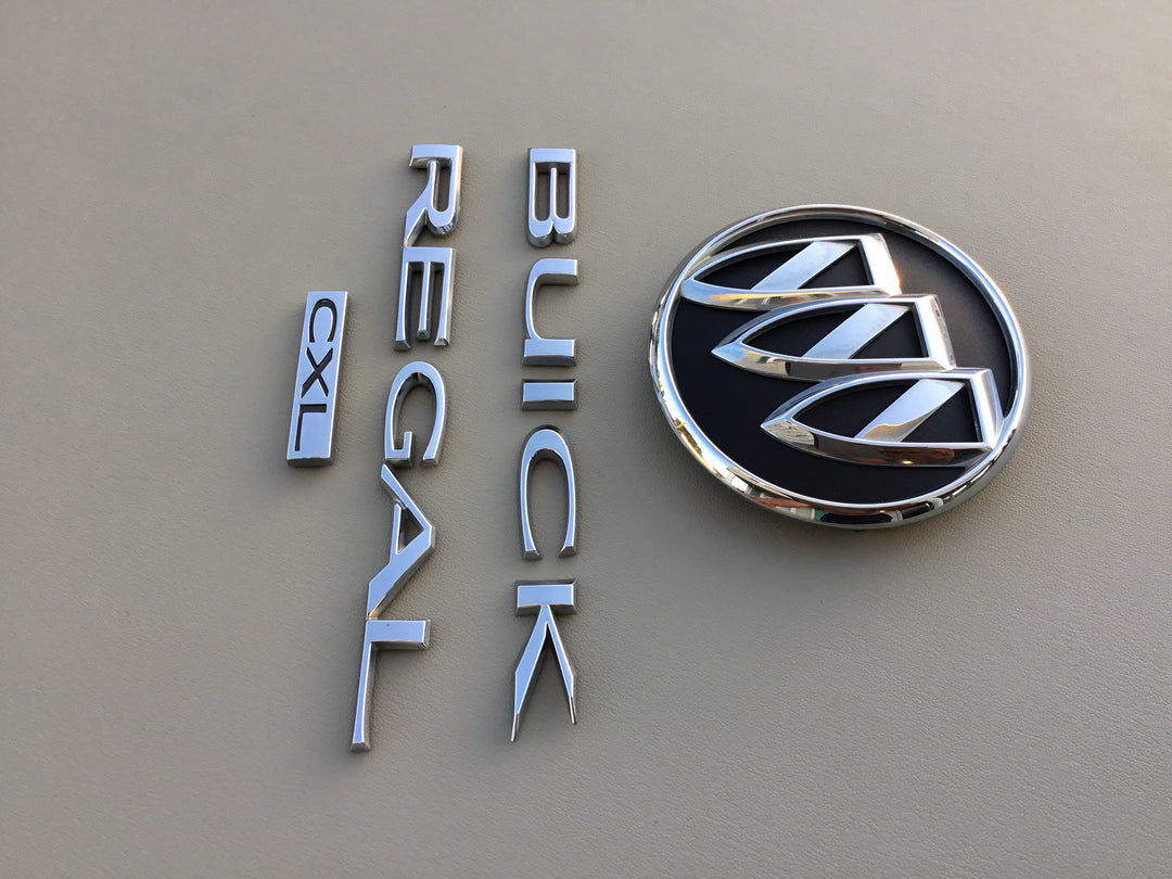 2010-2013 Buick Regal CXL Trunk Emblem Set