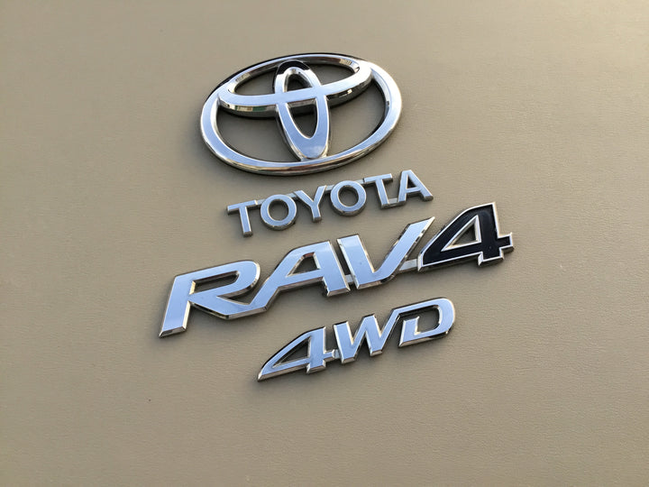 2006-2012 Toyota RAV4 4WD Tailgate Emblem Set
