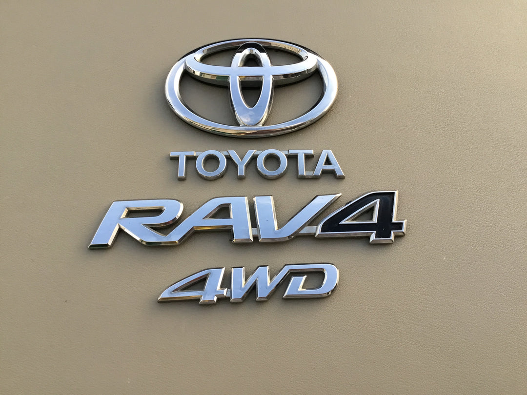 2006-2012 Toyota RAV4 4WD Tailgate Emblem Set
