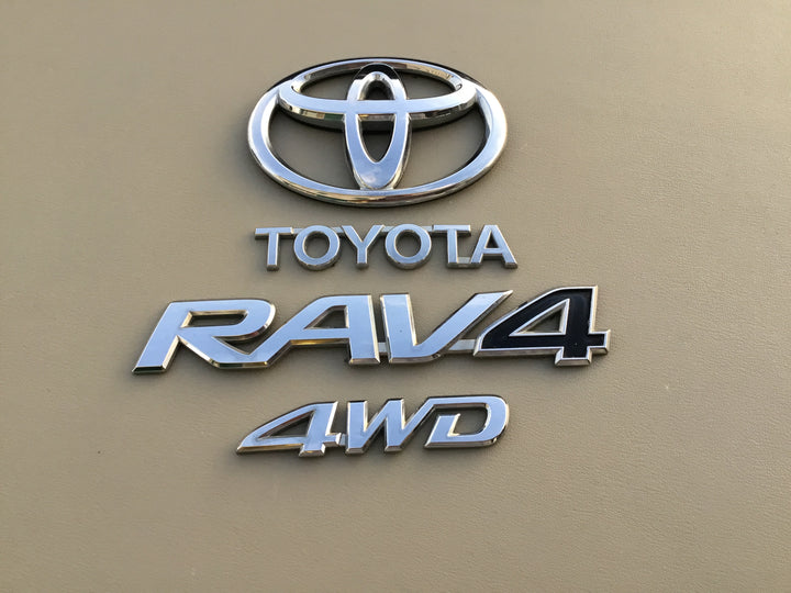 2006-2012 Toyota RAV4 4WD Tailgate Emblem Set