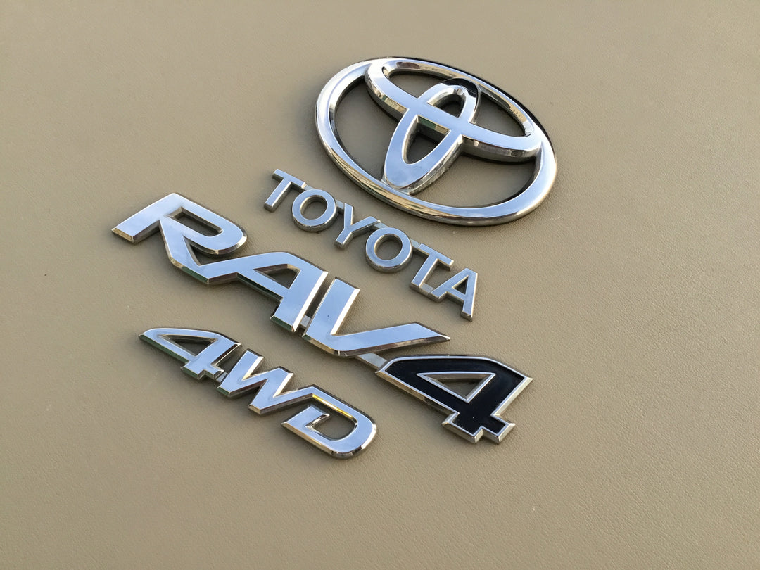 2006-2012 Toyota RAV4 4WD Tailgate Emblem Set
