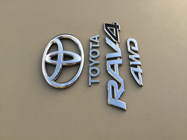 2006-2012 Toyota RAV4 4WD Tailgate Emblem Set