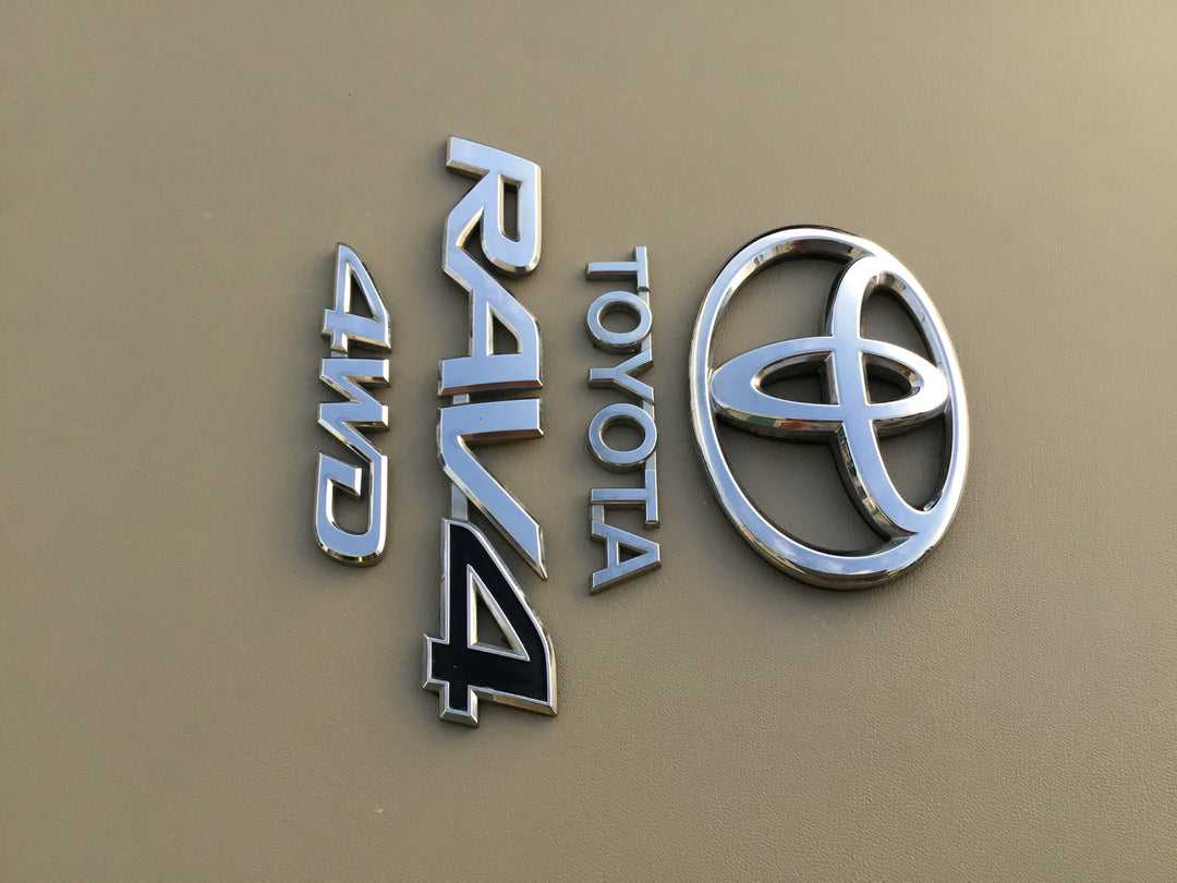 2006-2012 Toyota RAV4 4WD Tailgate Emblem Set