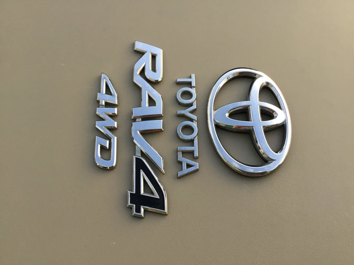 2006-2012 Toyota RAV4 4WD Tailgate Emblem Set