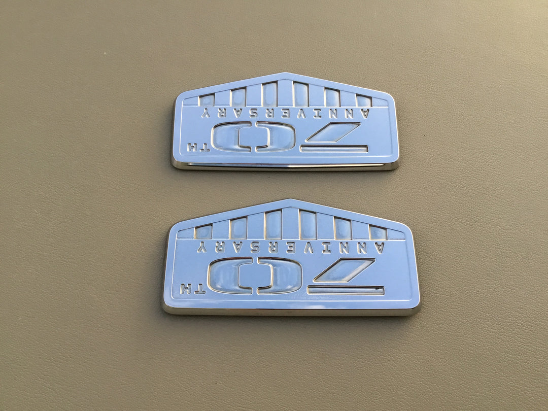 2011 Jeep Grand Cherokee 70th Anniversary Door Emblem Set