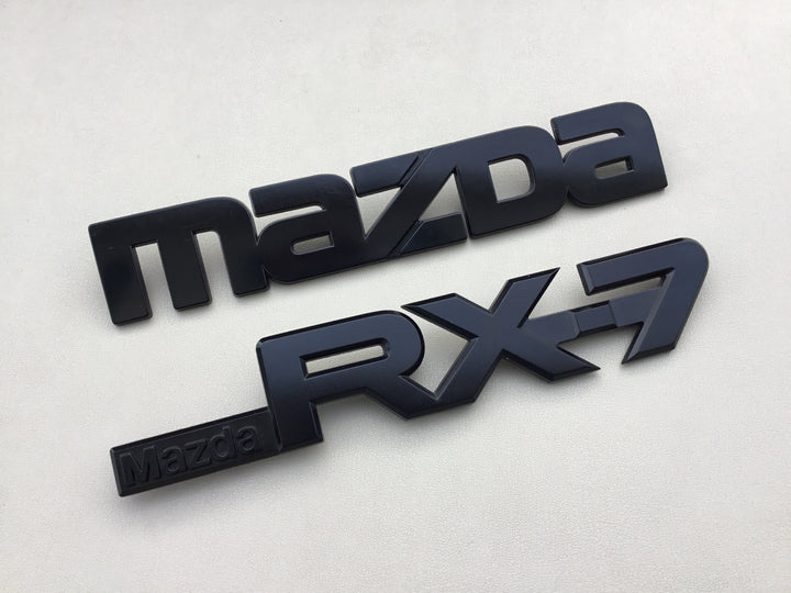 1986-1991 Mazda RX-7 Trunk Emblem Set