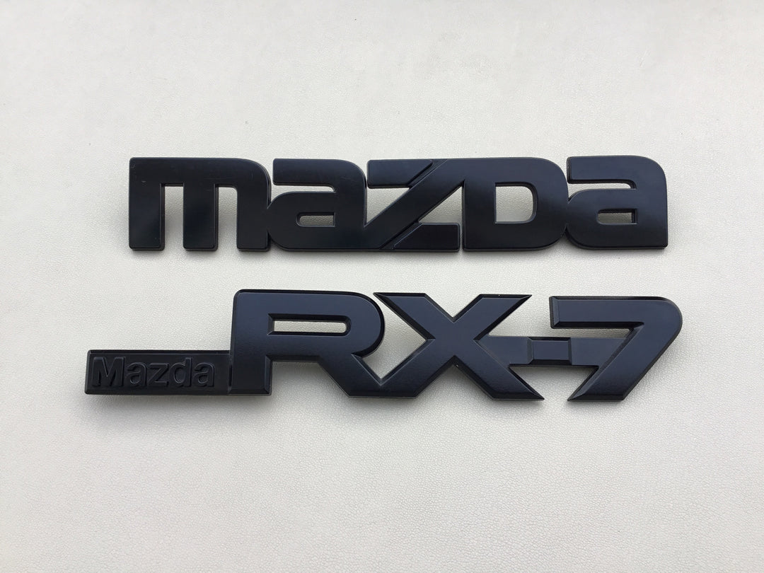 1986-1991 Mazda RX-7 Trunk Emblem Set